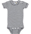 Joha Romper s/s - Rib - Wol/Zijde - Donkergrijs