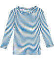 Joha Blouse - Rib - Wool/Silk - Blue