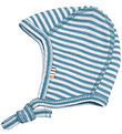 Joha Baby Hat - Rib - Wool/Silk - Blue