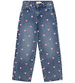 Creamie Jeans - Breit - Blue Denim