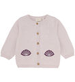 Fixoni Cardigan - Knitted - Gray Lilac
