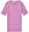 FUB T-shirt - Rib - Pointelle - Orchid