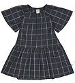 Müsli Kleid - Karo - Nacht Blue/Kaschmir