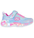 Skechers Skór M. Ljós - Eilíft Heart Ljós - Blátt/Multi