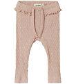 Lil' Atelier Leggings - NbfFiducia - Peach Peitsche