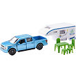 Siku Auto - Ford m. Pick-Up Camper