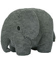 Bon Ton Toys Soft Toy - 19 cm - Elephant Corduroy - Grey
