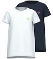 Name It T-shirt - NkfVioline - 2-Pack - Loose - Navy Blazer/Brig
