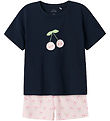 Name It Shorts Set - NmfVilinse - Navy Blazer/Ballerina w. Kirse