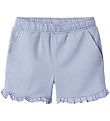 Name It Shorts - NmfFriana - Xenon Blue w. Glitter