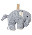 Sebra Soft Toy - Elephant - 14 cm - Dusty Blue