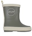 Pom Pom Rubber Boots - Hunter Green
