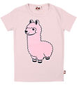 ANIMALS T-shirt - AnimalGrowl - Lt Rose Lama Buddy
