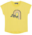 Color Kids T-shirt - Banana Cream w. Print