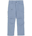 Color Kids Trousers - w. Zip Off - Faded Denim