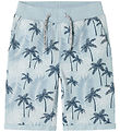 Name It Sweat Shorts - Noos - NkmVermo - Celestial Blue/Palms