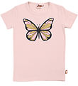 ANIMAL T-shirt - AnimalGrowl - Lt Rose Butterfly