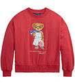 Polo Ralph Lauren Sweatshirt - Red w. Soft Toy