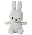 Bon Ton Toys Soft Toy - 23 cm - Miffy Corduroy - Soft Grey