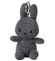 Bon Ton Toys Keychain - 12 cm - Miffy ECO Corduroy - Grey