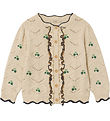 Fliink Cardigan - Knitted - Mela Ruffle - Sandshell