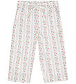 Flöss Trousers - Abigail - Soft White/Bright Blue