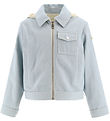Moncler Denim Jacket with Hood - Esme - Royal