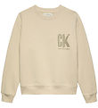 Calvin Klein Sweatshirt - Summer Backprint - Oyster Gray Grey