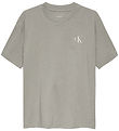 Calvin Klein T-Shirt - Miami Rückenaufdruck - Lorbeer Oak Grey
