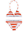 Tommy Hilfiger Bikini - Triangle - Breton Stripe Brilliant Orang