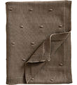 Jack o Juno Blanket - 80x100 cm - Knitted - Bubble - Coffee