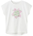 Name It Stuttermabolur - NkfViolet - Bright White/Aloha