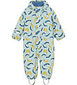 CeLaVi Rainsuit - PU - Blue Heaven w. Banana print