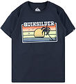 Quiksilver Stuttermabolur - EV sól dofna - Svart M. Prentað