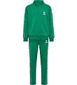 Hummel Íþróttagalli - hmlTrack - Pepper Green M. Lógó