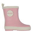 Pom Pom Gummistiefel - Rose mit Dot