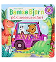 Forlaget Carlsen Book - Soft Toy Bear on a dinosaur safari