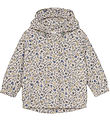Minymo Rain Jacket - PE - Timber Wolf w. Print