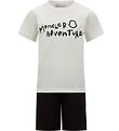 Moncler Set - T-shirt/Shorts - Adventure - White/Black