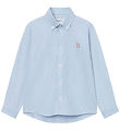 Les Deux Skyrta - Konrad Andstæða Oxford - Light Blue