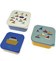 Petit Jour Paris Lunchbox Set - 3 pcs - 11.5 x 5.5 cm - Boats