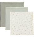 Sebra Spucktücher - 3er-Pack - 75x75 cm - Sophora-Blätter/Mist G
