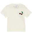 Vero Moda Girl Stuttermabolur - VmPhotostatic - Snow White/Straw