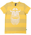 Danefæ T-shirt - Dane Rainbow Ringer - Faded Yellow/Yellow Erik