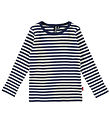 Danefæ Bluse - Danefilm - Rib - Baumwolle/Modal - Dk Navy/Kreide