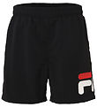 Fila Swim Shorts - Sonneberg - Logo Beach - Black