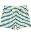 Petit Piao Shorts - Rib - Modal - Turquise/Dark Off White