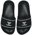 Hummel Flip Flops - Pool Slide Jr - Black/White