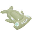SunnyLife Pool Mattress - 116.5x78 cm - Salty The Shark - Khaki