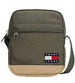 Tommy Hilfiger Hliðartaska - Ace Daily - Pewter/Green